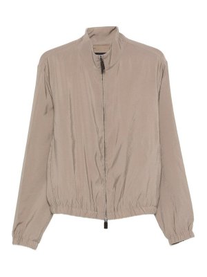 EMPORIO ARMANI: ダウン・ハイテクジャケット - ダウンジャケット - ライトブラウン