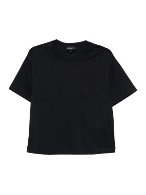 EMPORIO ARMANI: t-shirt - T-shirt in cotone con logo