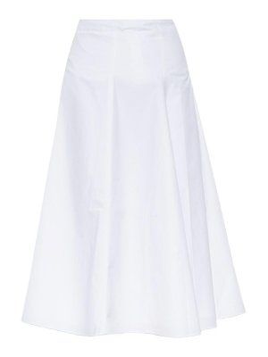 JACQUEMUS: ニーレングススカート＆ミディ丈 - 膝丈/ミディスカート - 白