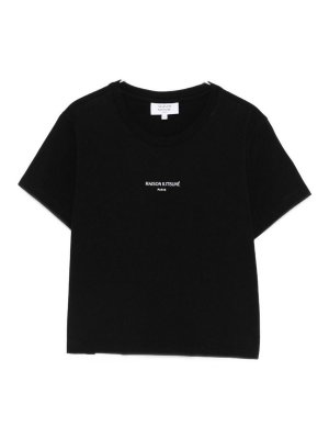 MAISON KITSUNÉ: t-shirts - Logo Cotton T-Shirt