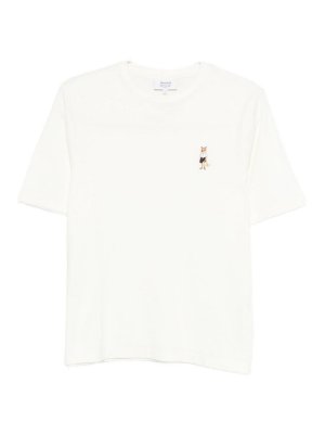 MAISON KITSUNÉ: Camisetas - Camiseta - Blanco