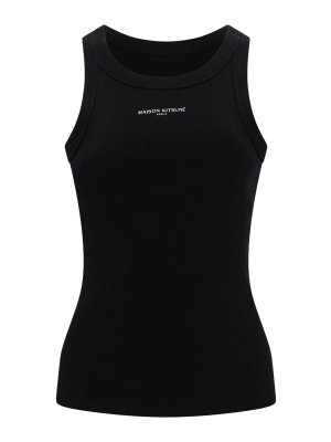 MAISON KITSUNÉ: Tops und Tank Tops - Top - Schwarz