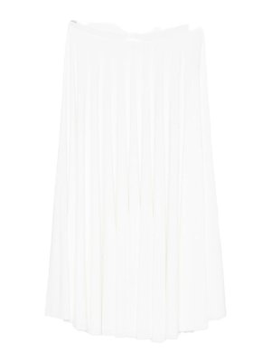 Norma Kamali: ニーレングススカート＆ミディ丈 - 膝丈/ミディスカート - 白