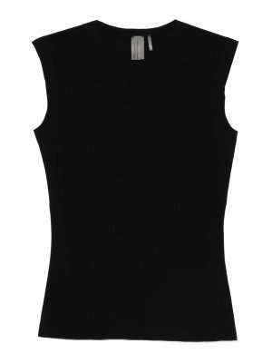 Norma Kamali: Tops y camisetas sin mangas - Top - Negro