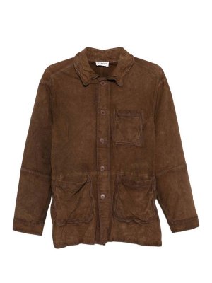 P.A.R.O.S.H.: giacche in pelle - Giacca in pelle scamosciata