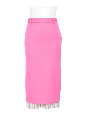 The Attico: Knielange und Midi Röcke - Midirock - Nude