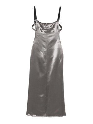 The Attico: abiti al ginocchio - Vestito  midi in raso