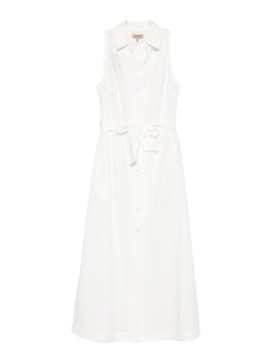 WOOLRICH: Robe longueur genou - Robe Au Genou - Blanc