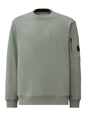 C.P. COMPANY: Sweatshirts & Sweaters - Cotton Crewneck Sweatshirt