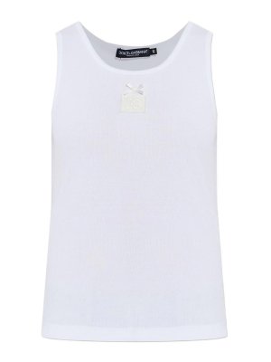 DOLCE & GABBANA: Top e canotte - Top  in cotone