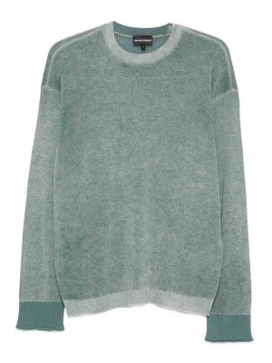 EMPORIO ARMANI: クルーネック - クルーネック - ブルー