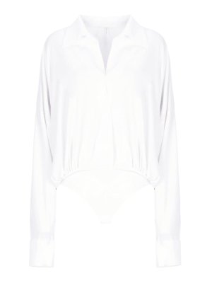 Norma Kamali: Camisas - Camisa - Blanco