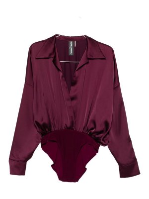 Norma Kamali: Camisas - Camisa - Púrpura