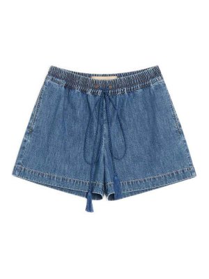 VALENTINO GARAVANI: トラウザーショーツ - ショートパンツ - ブルー