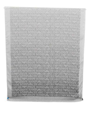 EMPORIO ARMANI: scarves - Allover Logo Stole