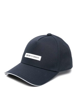 EMPORIO ARMANI: hats & caps - Logo Baseball Cap