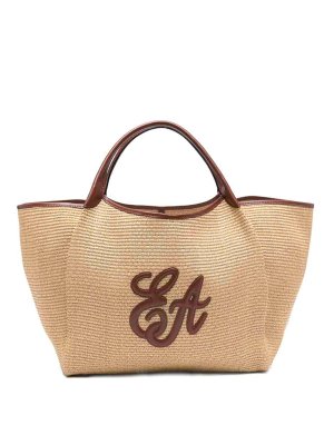 EMPORIO ARMANI: Sacs à main - Sac Cabas - Marron