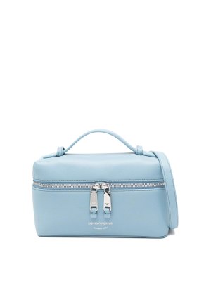 EMPORIO ARMANI: custodie e cover - Custodia da toilette in pelle