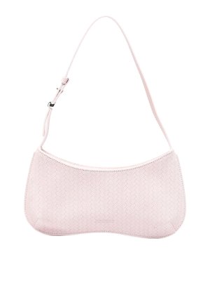 JACQUEMUS: shoulder bags - Le Bisou Leather Shoulder Bag