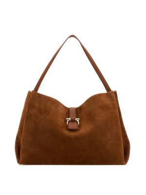 FERRAGAMO: shoulder bags - Medium Leather Shoulder Bag