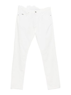 EMPORIO ARMANI: ストレートジーンズ - ストレートジーンズ - 白