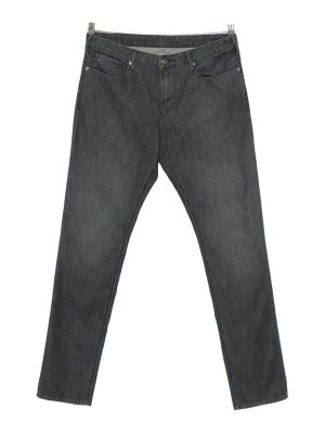 EMPORIO ARMANI: ストレートジーンズ - ストレートジーンズ - グレー