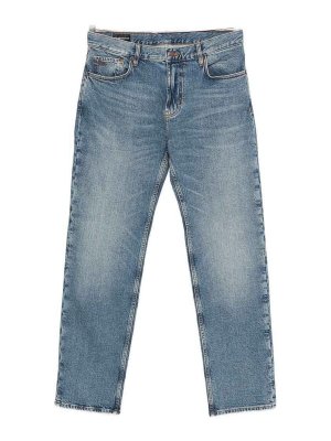 EMPORIO ARMANI: ストレートジーンズ - ストレートジーンズ - ブルー