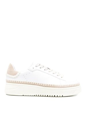 EMPORIO ARMANI: trainers - Leather Sneakers