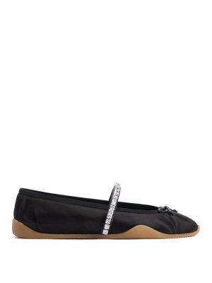 GIUSEPPE ZANOTTI: flat shoes - Satin Ballets