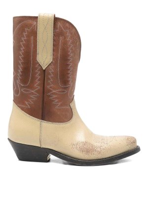 GOLDEN GOOSE: Bottes - Bottes - Beige