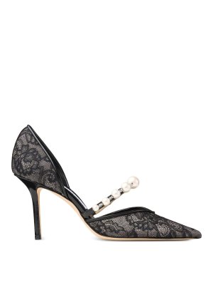 JIMMY CHOO: court shoes - Aurelie Leather Pumps