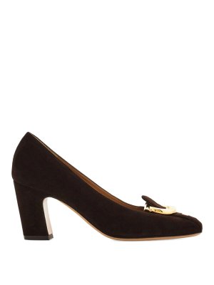 FERRAGAMO: court shoes - Leather Pumps