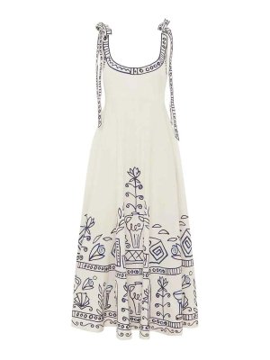 ALEMAIS: Maxi robe - Maxi Robe - Blanc