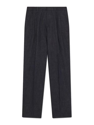 LARDINI: Pantalons élégants - Pantalon Couturier - Bleu