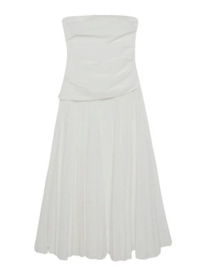 JONATHAN SIMKHAI: Vestidos largos - Vestido Largo - Blanco