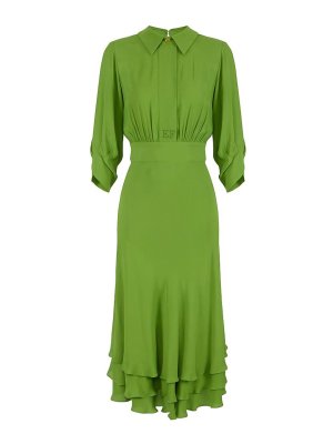 ELISABETTA FRANCHI: Maxikleider - Maxikleid - Grün