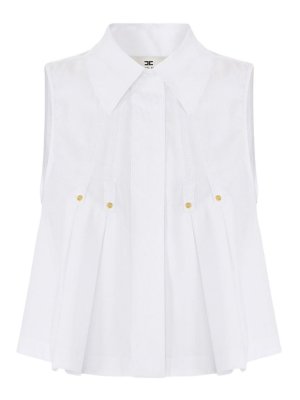 ELISABETTA FRANCHI: camicie - Camicia in popeline di cotone