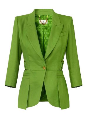 ELISABETTA FRANCHI: Blazer - Blazer - Verde