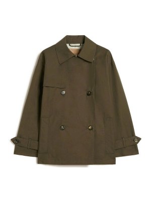MAX MARA THE CUBE: Trenchcoats - Trenchcoat - Grün