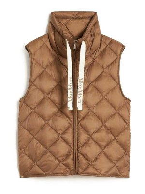 MAX MARA THE CUBE: padded jackets - Padded Vest In Water-Repellent Nylon Canvas