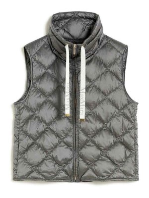 MAX MARA THE CUBE: padded jackets - Padded Vest In Water-Repellent Nylon Canvas