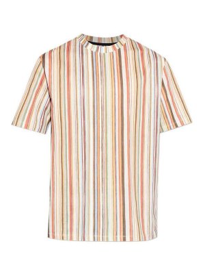 PAUL SMITH: t-shirts - Cotton T-Shirt With  Lettering