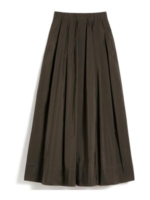 S MAX MARA: flared jeans - Aloe Skirt In Cotton Microfaille