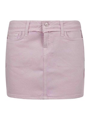 7 FOR ALL MANKIND: Knielange und Midi Röcke - Midirock - Rosa