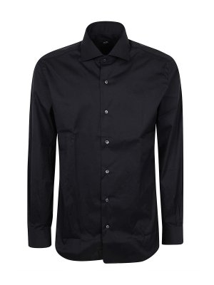 BARBA: Chemises - Chemise - Noir
