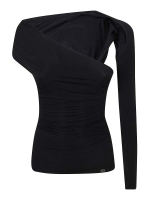 ELISABETTA FRANCHI: トップス＆タンクトップ - トップ/タンクトップ - 黒