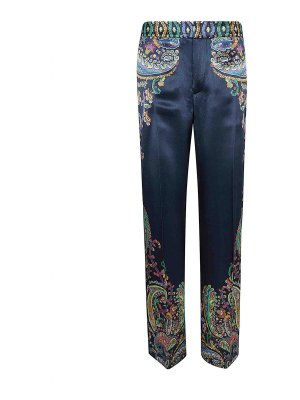 ETRO: Casual Hosen - Casual Hose - Blau