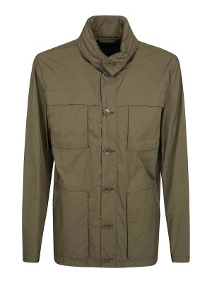 HERNO: ダウン・ハイテクジャケット - ダウンジャケット - 緑