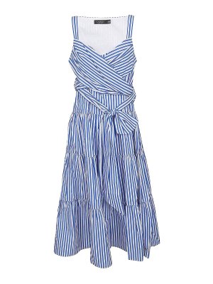 LAUREN RALPH LAUREN: ニーレングススカート＆ミディ丈 - 膝丈/ミディスカート - ブルー