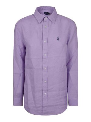 POLO RALPH LAUREN: shirts - Classic-Long Sleeve-Button Front Shirt